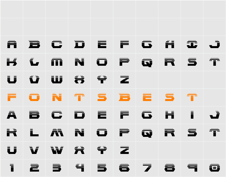 New Cyborg Halftone Character Map