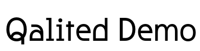 Qalited Demo Font Image