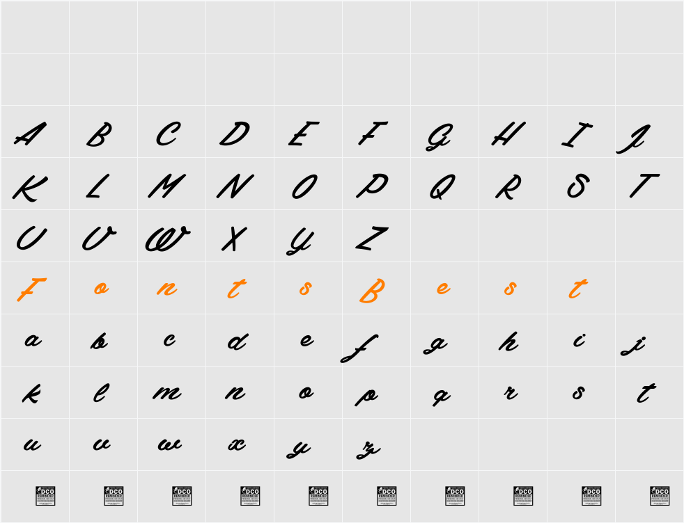 Gimmick_PersonalUseOnly Character Map