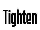 Tighten Font Image