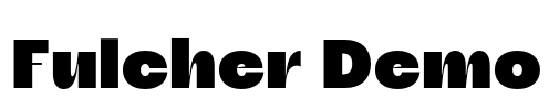 Fulcher Demo Font Image