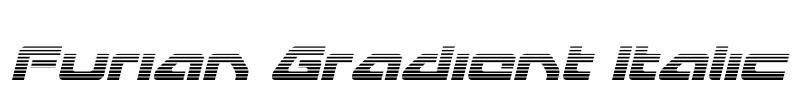 Furian Gradient Italic Font Image