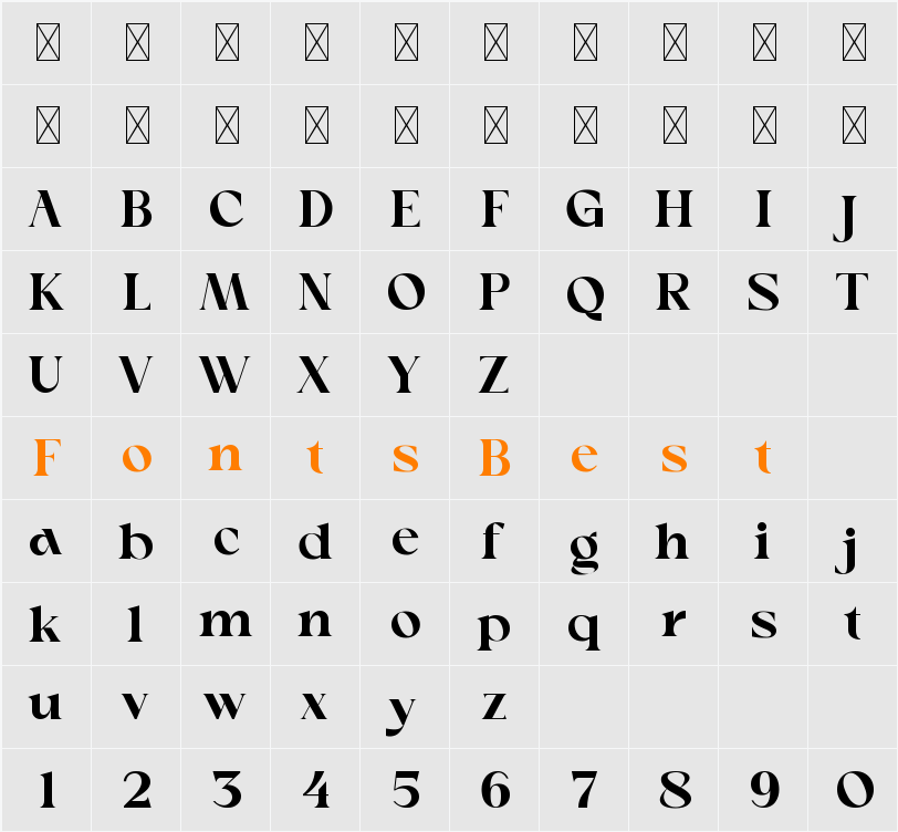 Marck Character Map
