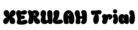 XERULAH Trial Font Image