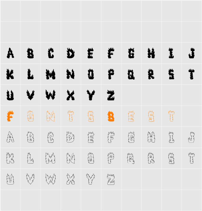 Kalayo Character Map