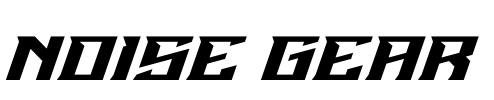 Noise Gear Font Image