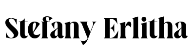 Stefany Erlitha Font Image