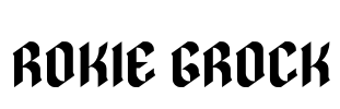 ROKIE GROCK Font Image