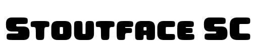 Stoutface SC Font Image