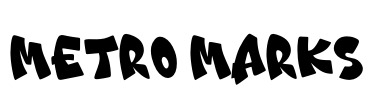 Metro Marks Font Image