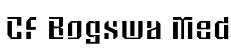 CF Bogswa Med Font Image