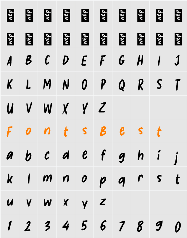 K Kopien Character Map