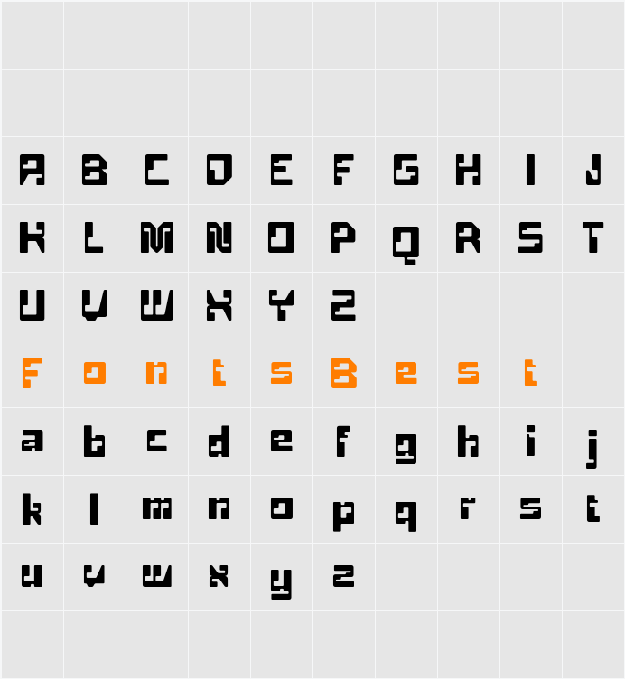 CS Aphex Demo Character Map