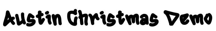 Austin Christmas Demo Font Image