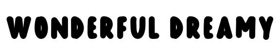 Wonderful Dreamy Font Image