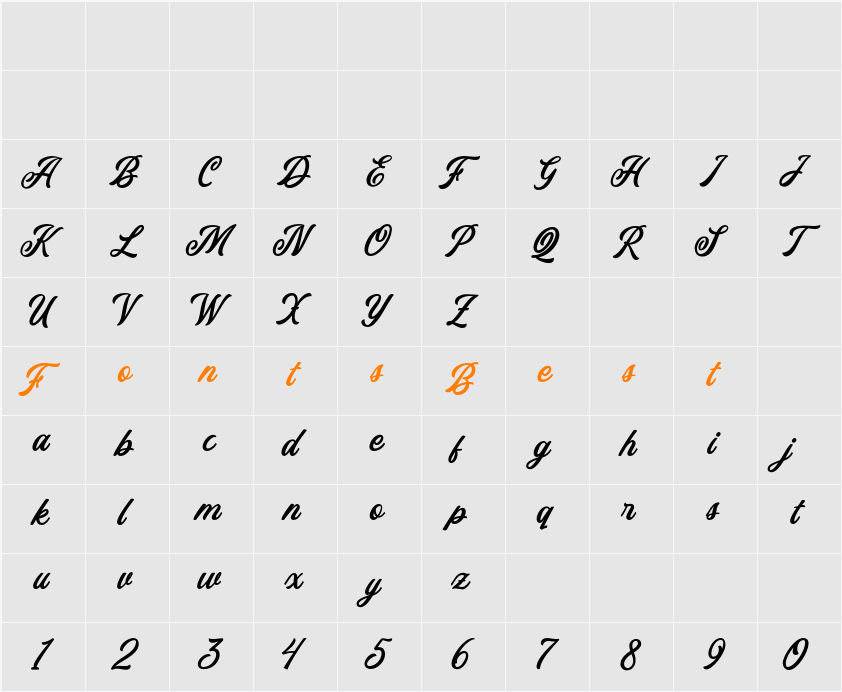 The Morydane Character Map