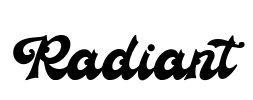 Radiant Font Image