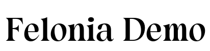 Felonia Demo Font Image