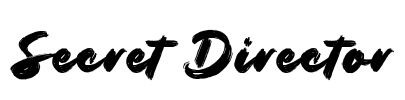 Secret Director Font Image