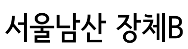 서울남산 장체B Font Image
