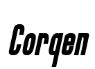 Corqen Font Image