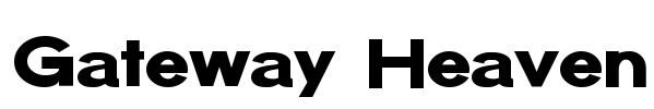 Gateway Heaven Font Image