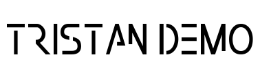 Tristan DEMO Font Image