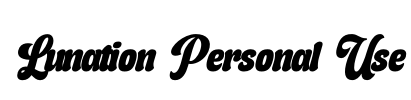 Lunation Personal Use
