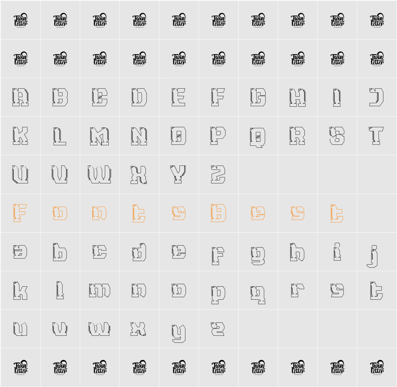 NAXMOS-Outline Character Map
