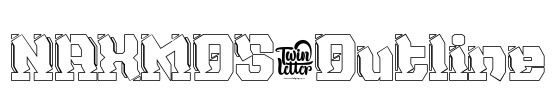 NAXMOS-Outline Font Image