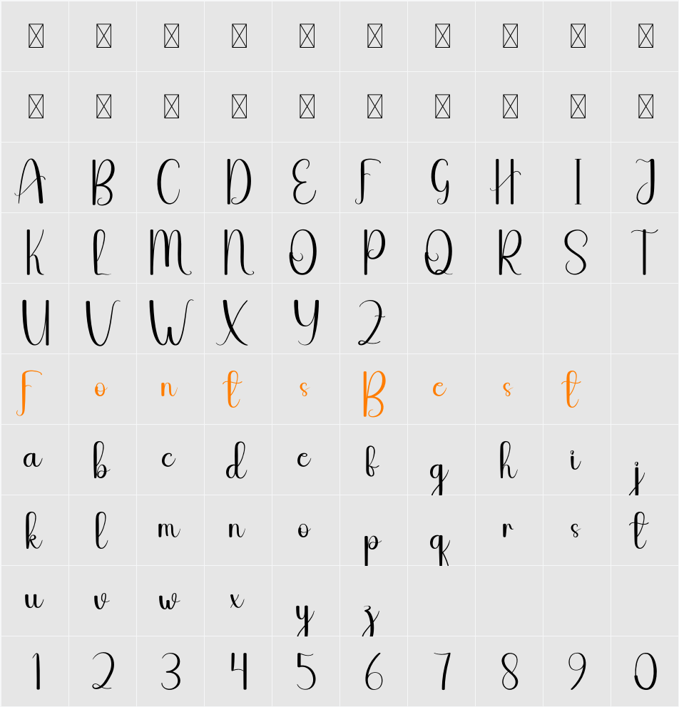 Translite Character Map