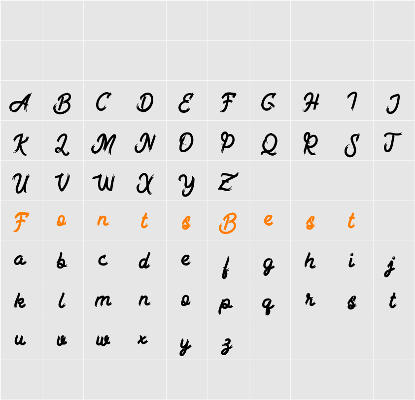 Alkilri FREE Character Map