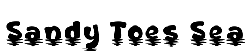 Sandy Toes Sea Font Image