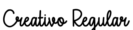 Creativo Regular Font Image