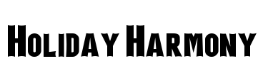 Holiday Harmony Font Image