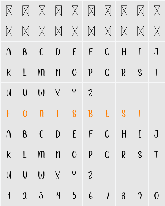 Baby Easter Character Map
