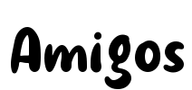 Amigos Font Image