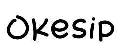 Okesip Font Image