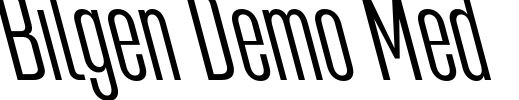 Bilgen Demo Med Font Image