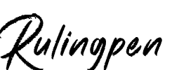 Rulingpen Font Image