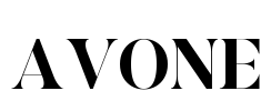 AVONE Font Image
