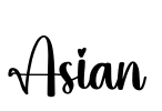 Asian Font Image