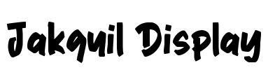Jakquil Display Font Image