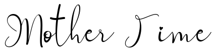 Mother Time Font Image