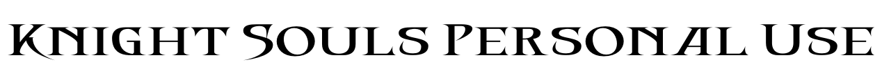 Knight Souls Personal Use