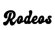 Rodeos Font Image