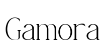 Gamora Font Image