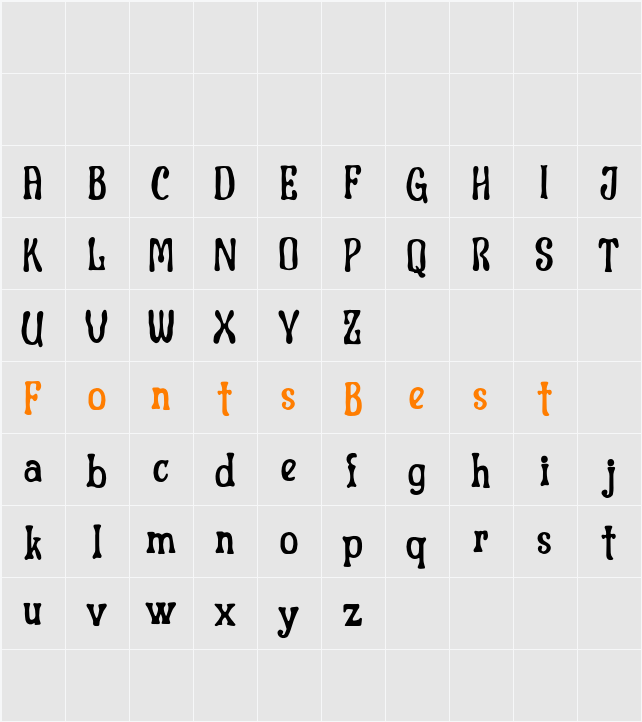 Caliche DEMO Character Map