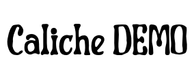 Caliche DEMO Font Image