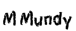 M Mundy Font Image